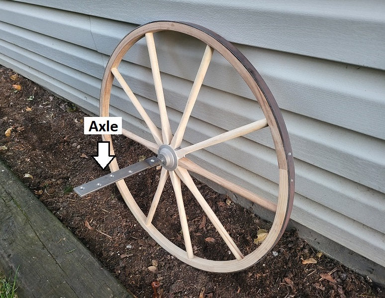 Wooden Hub Wheels - Wagon Wheels - Buggy Wheels - Wooden Cart Wheels - Amish Handmade - Country Decor- Primitive - Crafts