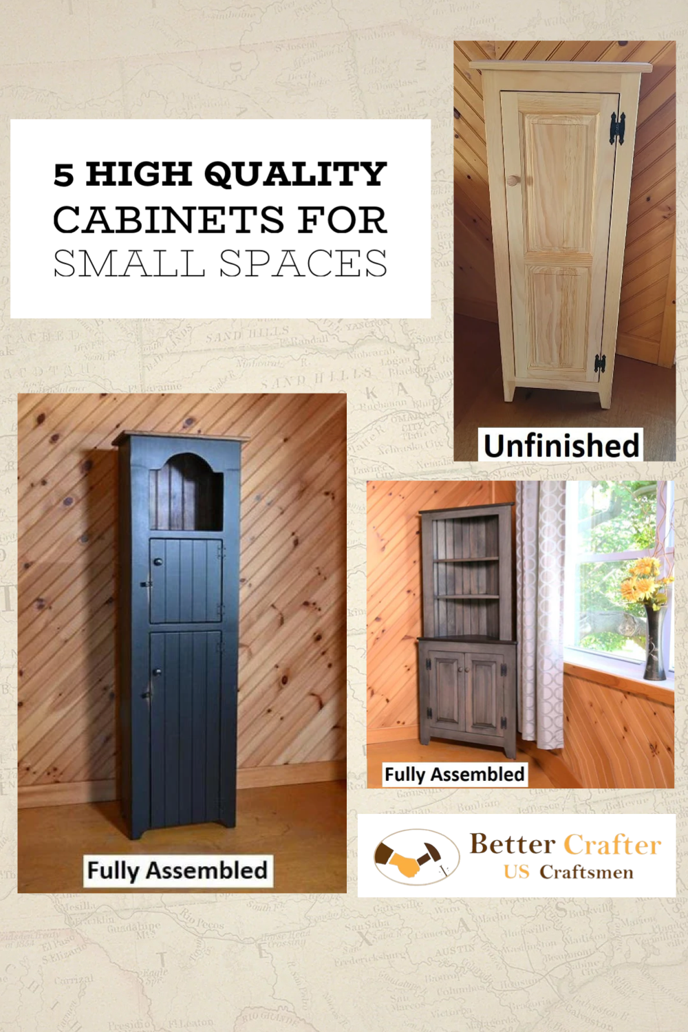 5 High Quality Cabinets for Small Spaces