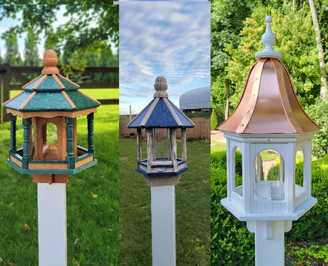 Bird feeder amish handmade large