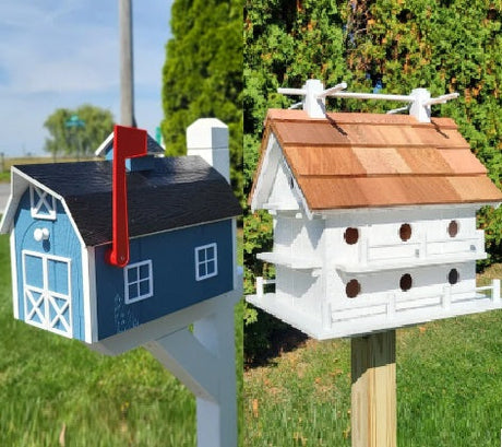 mailboxes, decorative mailboxes, rustic mailboxes, wooden mailboxes, mailbox posts, locking mailboxes, mailbox flags, curbside mailboxes, personalized mailboxes