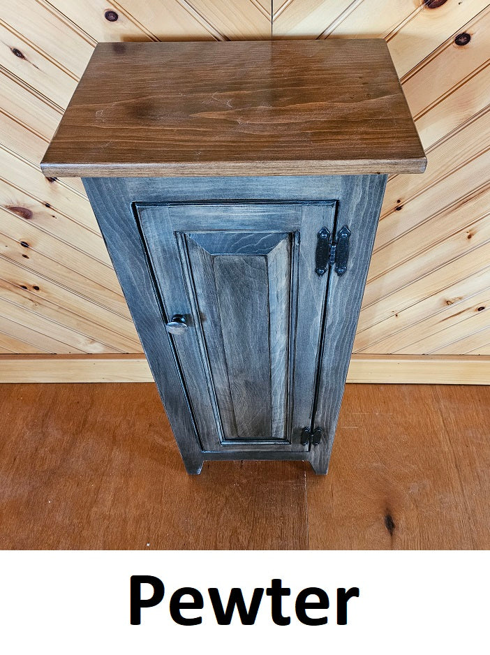 Pantry Cabinet - Amish Furniture - Farmhouse Jelly Cabinet - Kitchen - Rustic Chimney Cabinet - Home Décor- Amish Handmade - Rustic Cupboard