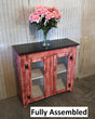 2 Door Cabinet - Amish Furniture - TV Stand - Primitive - Storage - TV Cabinet - Amish Handmade - Multipurpose Cabinet - Rustic -Case Goods