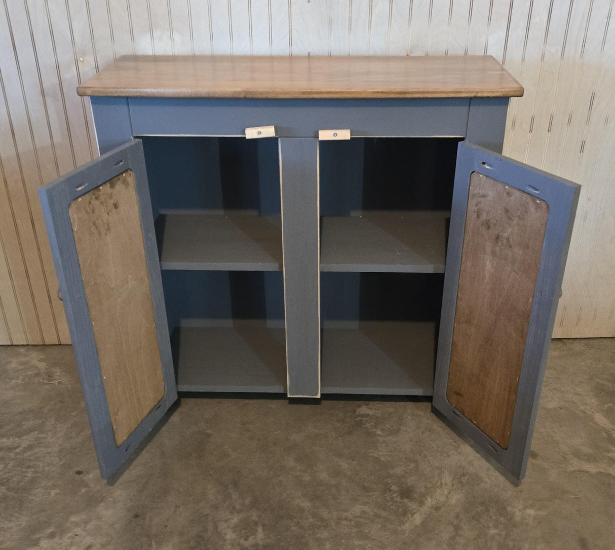 2 Door Cabinet - Amish Furniture - TV Stand - Primitive - Storage - TV Cabinet - Amish Handmade - Multipurpose Cabinet - Rustic -Case Goods