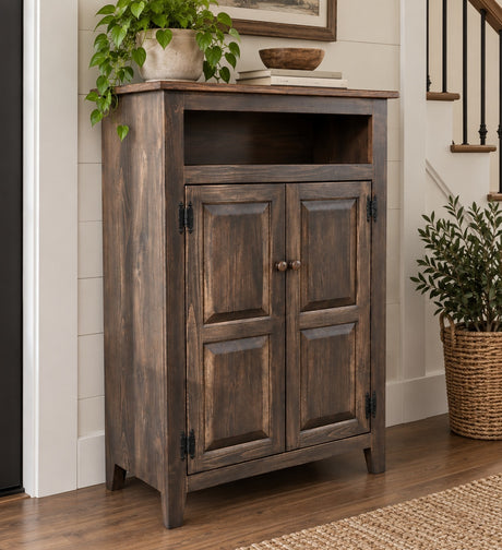 Furniture Farmhouse Cabinet Wooden Hall Cabinet 2 Door Cabinet Primitive Cabinet Handmade Buffet Cabinet Home Decor Vintage Jelly Cupboard