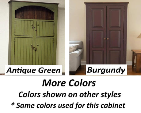 2 Door Cabinet - Fully Assembled - TV Stand - Primitive - Storage - TV Cabinet - Amish Handmade - Multipurpose Cabinet - Rustic -Case Goods
