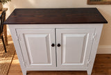 2 Door Cabinet - Fully Assembled - TV Stand - Primitive - Storage - TV Cabinet - Amish Handmade - Multipurpose Cabinet - Rustic- Case Goods