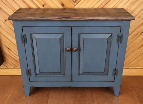 2 Door Cabinet - Fully Assembled - TV Stand - Primitive - Storage - TV Cabinet - Amish Handmade - Multipurpose Cabinet - Rustic- Case Goods