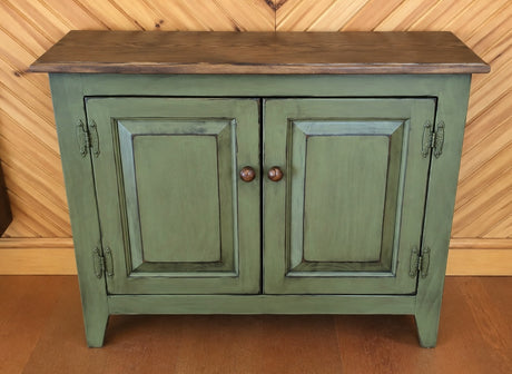 2 Door Cabinet - Fully Assembled - TV Stand - Primitive - Storage - TV Cabinet - Amish Handmade - Multipurpose Cabinet - Rustic- Case Goods