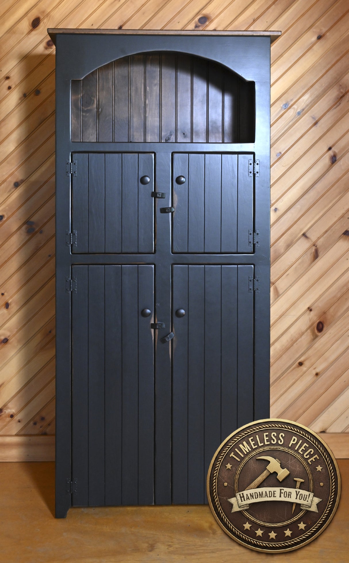 Amish Handmade Pantry Cabinet - Multipurpose Cabinet - Farmhouse - Primitive Jelly Cabinet - Cupboard - Storage - Rustic - Case Goods - Home