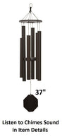 37"-53" Wind Chimes Amish Handmade - Aluminum Tubes - Sound Healing - Deep Tone Chimes - Outdoor Decor - - Wind Bells - Meditation - Nature