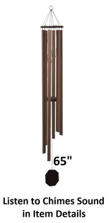 36"-80" Wind Chimes Amish Handmade - Square Aluminum Chimes - Soothing - Deep Tone - Sound Healing - Outdoor Decor - Wind Bells - Nature