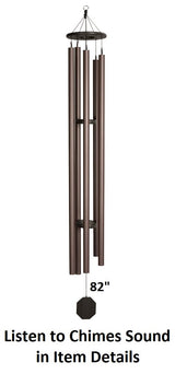 42"-82" Wind Chimes Amish Handmade - Deep Tone - Melody - Sound Healing - Outdoor Decor - Aluminum Tubes - Wind Bells - Meditation - Nature