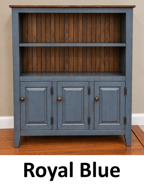 Amish Handmade 3 Door Cabinet - Hutch Cabinet - Multipurpose Cabinet - Rustic - Hall Cabinet - Case Goods - Vintage - Primitive - Storage