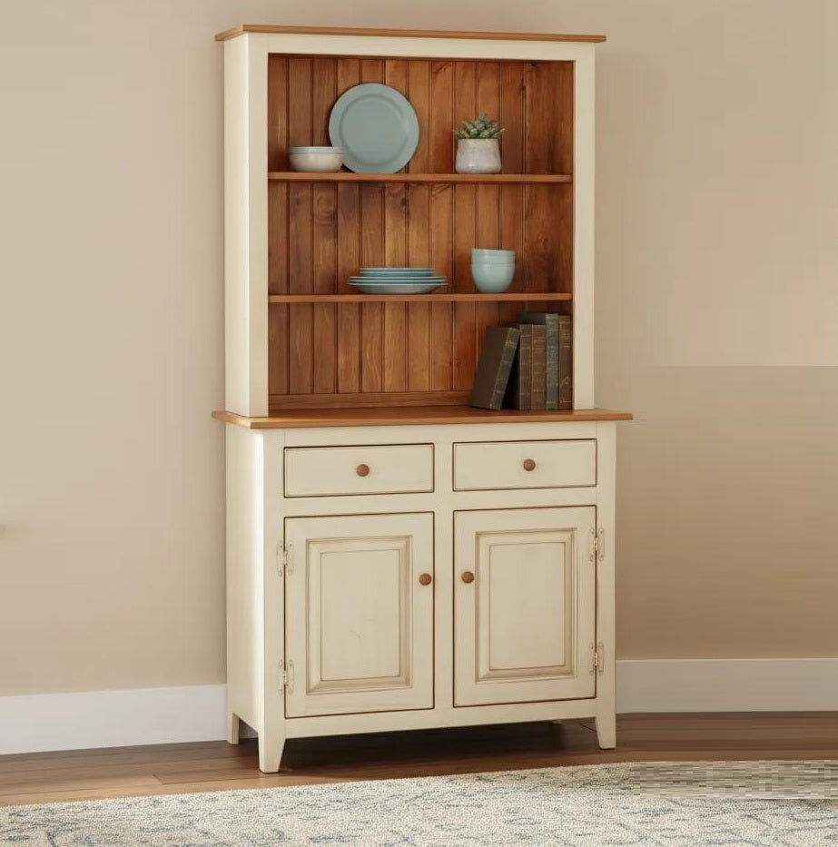 Amish Handmade Bookcase Cabinet - Large Cabinet Hutch- Multipurpose Cabinet Drawers - Farmhouse - Storage - Rustic - Case Goods -Home Decor
