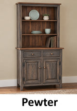 Amish Handmade Bookcase Cabinet - Large Cabinet Hutch- Multipurpose Cabinet Drawers - Farmhouse - Storage - Rustic - Case Goods -Home Decor