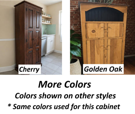 Amish Handmade Cabinet with Two Drawers, Farmhouse Furniture Wooden Hall Cabinet 2 Door Cabinet Primitive Cabinet Buffet Cabinet Home Decor