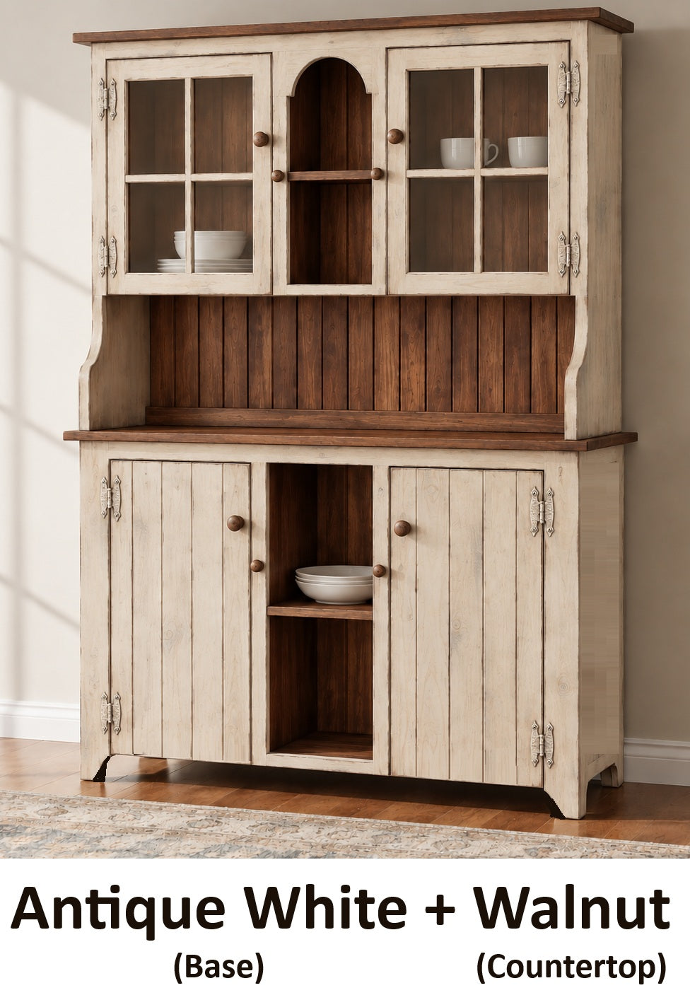 Amish Handmade Multipurpose Cabinet - China Cabinet - Glass Cabinet - Farmhouse - Organizer - Storage - Rustic - Case Goods - Home Decor