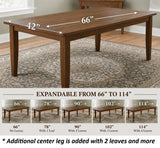 Dining Table with Leaves - Amish Handmade - Furniture - Living Room Table - Home Décor - Farmhouse - Table Set with Chairs - Home Decor
