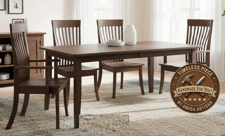 Dining Table with Leaves - Amish Handmade - Furniture - Living Room Table - Home Décor - Farmhouse - Table Set with Chairs - Home Decor