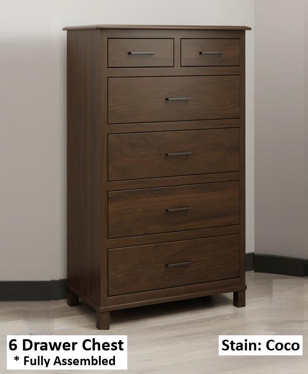 Amish Handmade Dresser With Mirror - Bedroom Set - Drawer Chest - Drawer Dresser - Queen Bed Set - Nightstand - Mirror - Case Goods