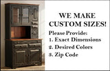 Amish Handmade Multipurpose Cabinet - China Cabinet - Glass Cabinet - Farmhouse - Organizer - Storage - Rustic - Case Goods - Home Decor