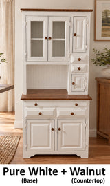 Amish Handmade Multipurpose Cabinet - China Cabinet - Glass Cabinet - Farmhouse - Organizer - Storage - Rustic - Case Goods - Home Decor