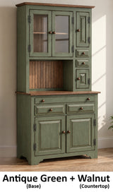 Amish Handmade Multipurpose Cabinet - China Cabinet - Glass Cabinet - Farmhouse - Organizer - Storage - Rustic - Case Goods - Home Decor