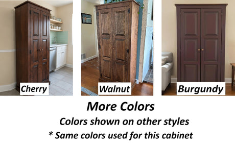 Amish Handmade Multipurpose Cabinet - China Cabinet - Glass Cabinet - Farmhouse - Organizer - Storage - Rustic - Case Goods - Home Decor