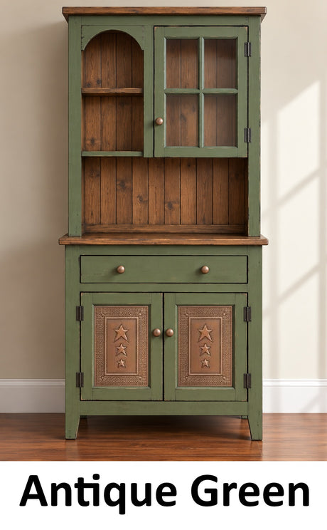 Amish Handmade Multipurpose Cabinet - Glass Cabinet - Large Cabinet - Farmhouse - Organizer - Storage - Rustic - Case Goods - Home Decor