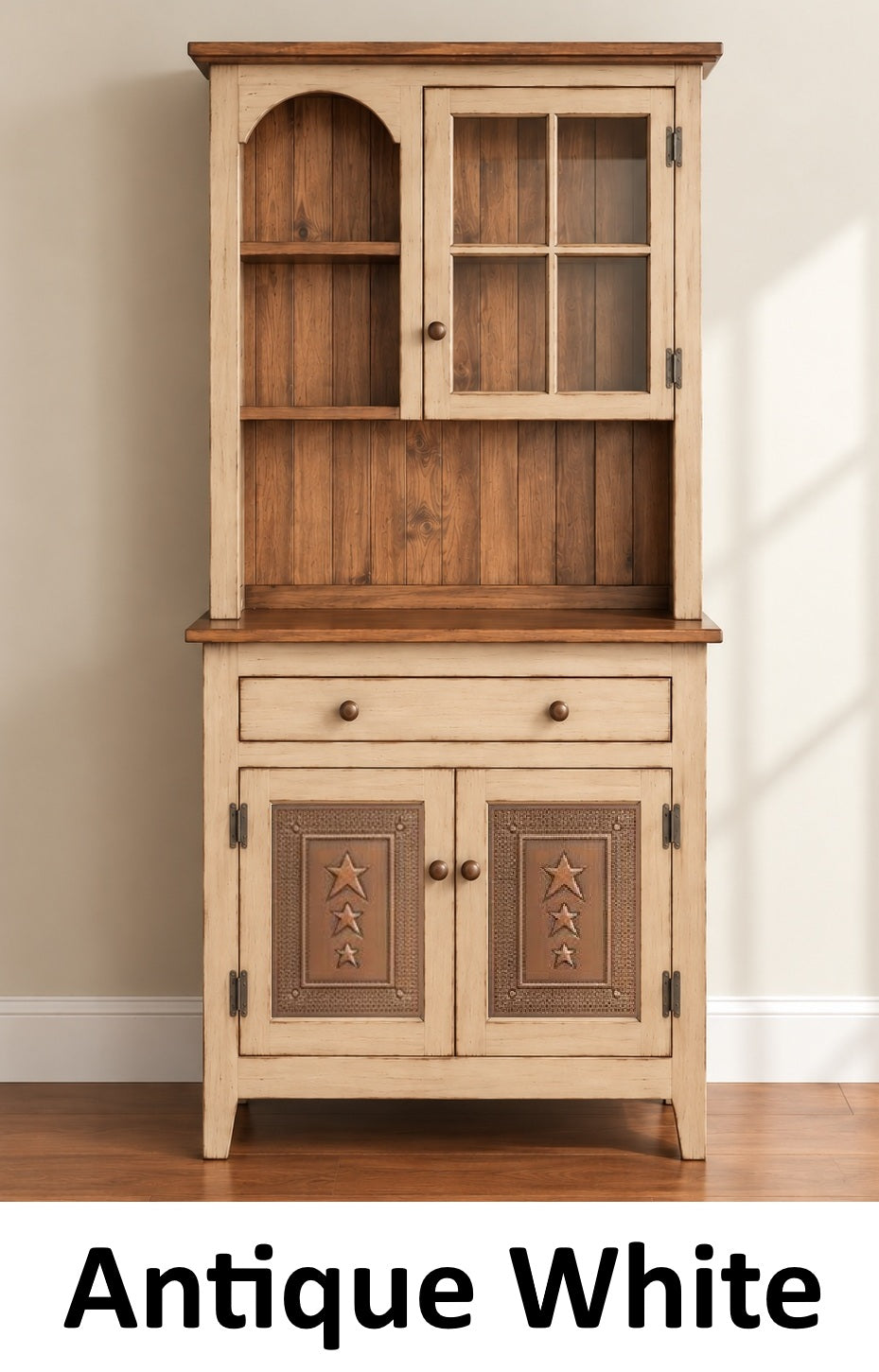 Amish Handmade Multipurpose Cabinet - Glass Cabinet - Large Cabinet - Farmhouse - Organizer - Storage - Rustic - Case Goods - Home Decor