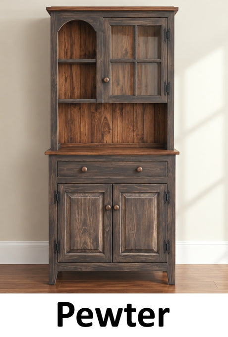 Amish Handmade Multipurpose Cabinet - Glass Cabinet - Large Cabinet - Farmhouse - Organizer - Storage - Rustic - Case Goods - Home Decor