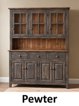 Amish Handmade Multipurpose Cabinet - China Cabinet - Glass Cabinet - Farmhouse - Organizer - Storage - Rustic - Case Goods - Home Decor