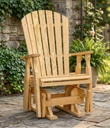 Amish Handmade Patio Glider Chairs - Adirondack - Durable Chair Set - Weather-Resistant - Outdoor Furniture Set - Foldable - Rockers - Yard