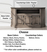 Amish Handmade TV Stand - 3 Door Cabinet - Primitive - Storage - TV Cabinet - Home - Multipurpose Cabinet - Rustic - Open Shelf TV Console