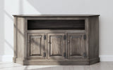 Amish Handmade TV Stand - 3 Door Cabinet - Primitive - Storage - TV Cabinet - Home - Multipurpose Cabinet - Rustic - Open Shelf TV Console