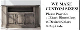 Amish Handmade TV Stand - 3 Door Cabinet - Primitive - Storage - TV Cabinet - Home - Multipurpose Cabinet - Rustic - Open Shelf TV Console