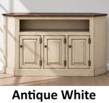 Amish Handmade TV Stand - 3 Door Cabinet - Primitive - Storage - TV Cabinet - Home - Multipurpose Cabinet - Rustic - Open Shelf TV Console