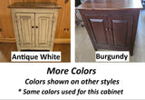 Amish Handmade TV Stand - 3 Door Cabinet - Primitive - Storage - TV Cabinet - Home - Multipurpose Cabinet - Rustic - Open Shelf TV Console