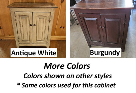 Amish Handmade TV Stand - 3 Door Cabinet - Primitive - Storage - TV Cabinet - Home - Multipurpose Cabinet - Rustic - Open Shelf TV Console