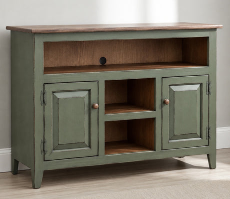 Amish Handmade TV Stand - 2 Door Cabinet - Primitive - Storage - TV Cabinet - Home - Multipurpose Cabinet - Rustic - Open Shelf TV Console