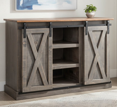 Amish Handmade TV Stand - 2 Door Cabinet - Primitive - Storage - TV Cabinet - Multipurpose Cabinet - Rustic - Sliding Doors - TV Console