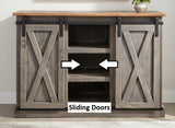 Amish Handmade TV Stand - 2 Door Cabinet - Primitive - Storage - TV Cabinet - Multipurpose Cabinet - Rustic - Sliding Doors - TV Console