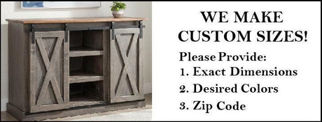 Amish Handmade TV Stand - 2 Door Cabinet - Primitive - Storage - TV Cabinet - Multipurpose Cabinet - Rustic - Sliding Doors - TV Console