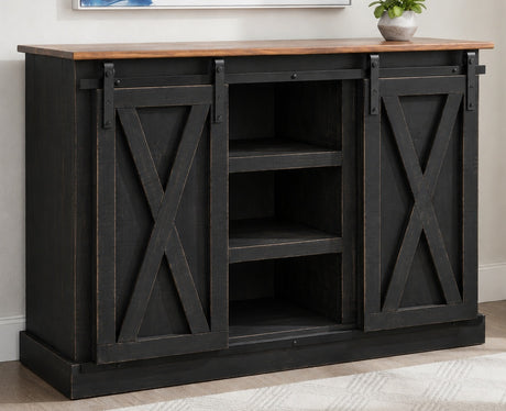 Amish Handmade TV Stand - 2 Door Cabinet - Primitive - Storage - TV Cabinet - Multipurpose Cabinet - Rustic - Sliding Doors - TV Console