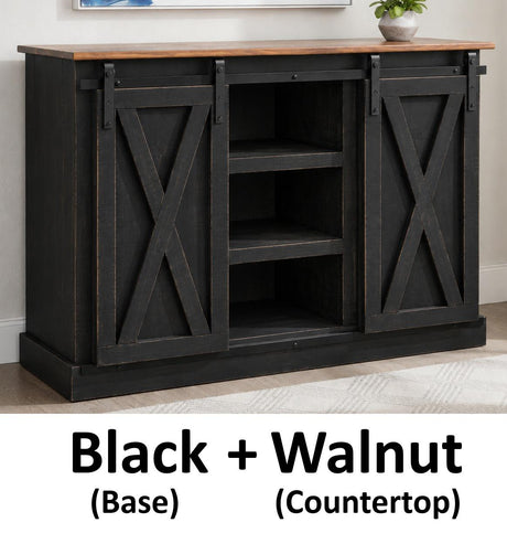 Amish Handmade TV Stand - 2 Door Cabinet - Primitive - Storage - TV Cabinet - Multipurpose Cabinet - Rustic - Sliding Doors - TV Console