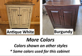 Amish Handmade TV Stand - 2 Door Cabinet - Primitive - Barnhouse TV Cabinet - Multipurpose Cabinet - Rustic Sliding Doors TV Console Drawers