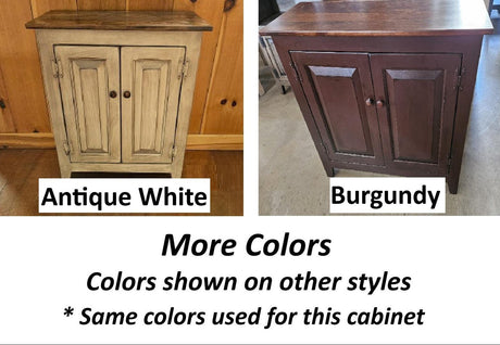 Amish Handmade TV Stand - 2 Door Cabinet - Primitive - Barnhouse TV Cabinet - Multipurpose Cabinet - Rustic Sliding Doors TV Console Drawers