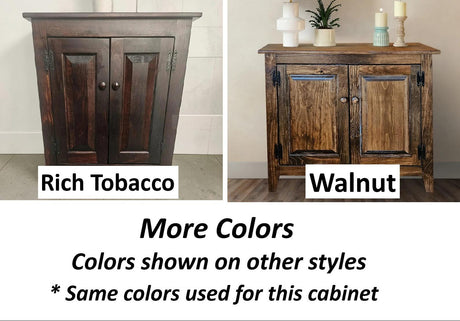 Amish Handmade TV Stand - 2 Door Cabinet - Primitive - Storage - TV Cabinet - Home - Multipurpose Cabinet - Rustic - Open Shelf TV Console