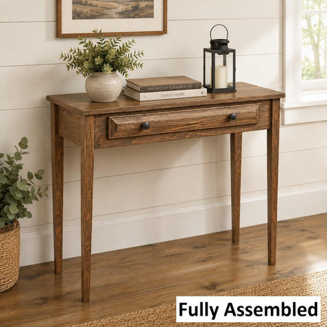 Amish Handmade Table with Drawer - Furniture - Living Room Table - Home Décor - Farmhouse - Country Decor - Primitive - Rustic Table - Home