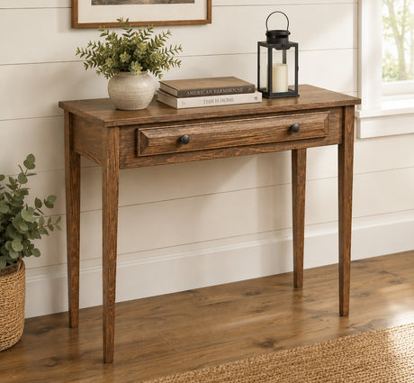 Amish Handmade Table with Drawer - Furniture - Living Room Table - Home Décor - Farmhouse - Country Decor - Primitive - Rustic Table - Home